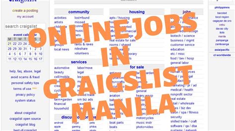 craigslist manila.